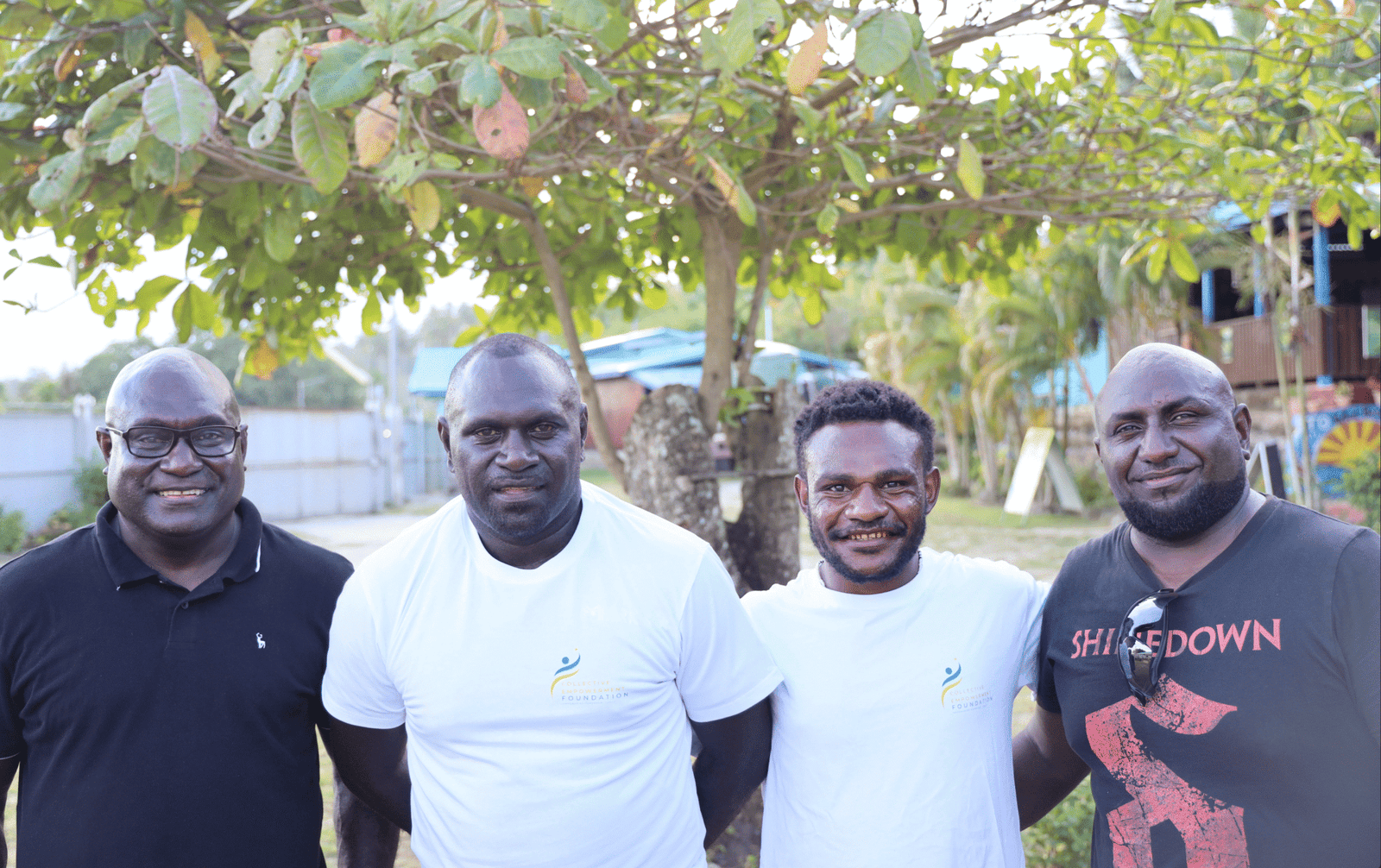 Minister of Lands Department in Bougainville during the GBEP project collaboration
